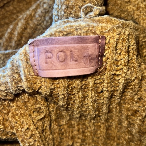 Knee Length Mustard Yellow Knit Cardigan Oversized - Picture 3 of 5